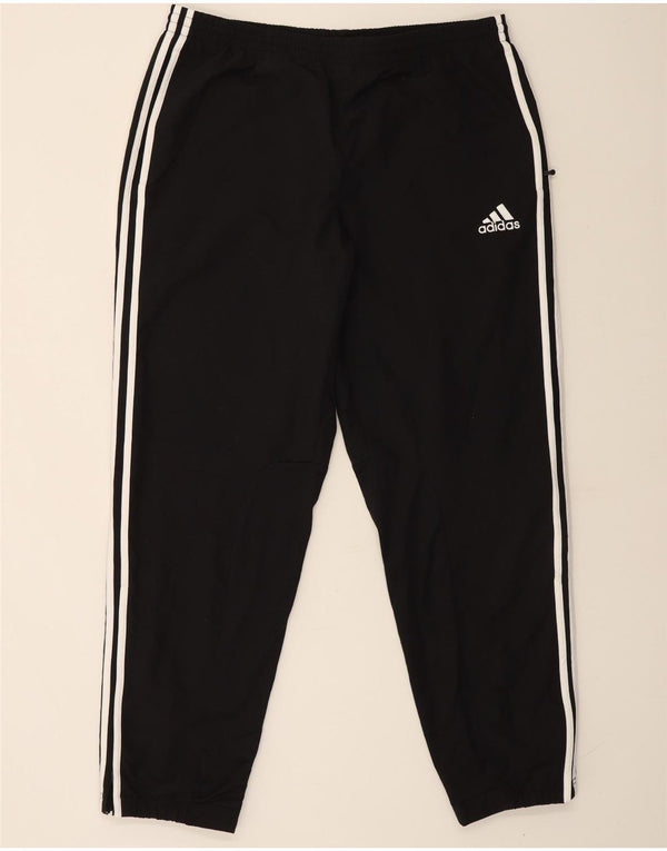 Pantaloni da tuta da uomo Adidas UK 48/50 XL Poliestere nero