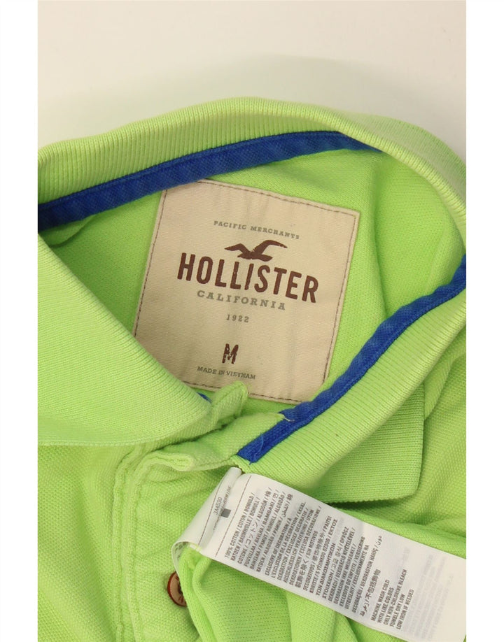 Polo da uomo HOLLISTER in cotone verde medio