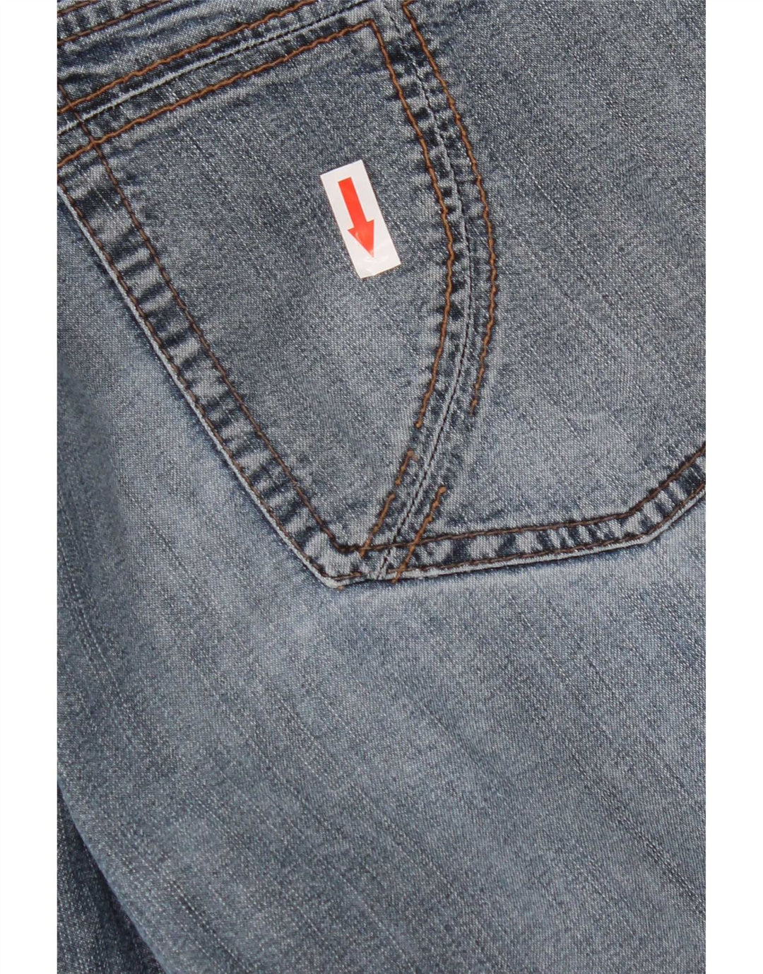 Jeans Straight Uomo Trussardi W34 L32 Blu Cotone