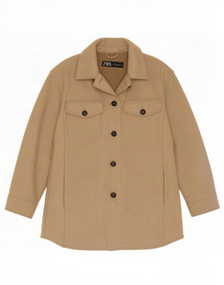 Giacca utility da donna Zara UK 6 XS Poliestere beige