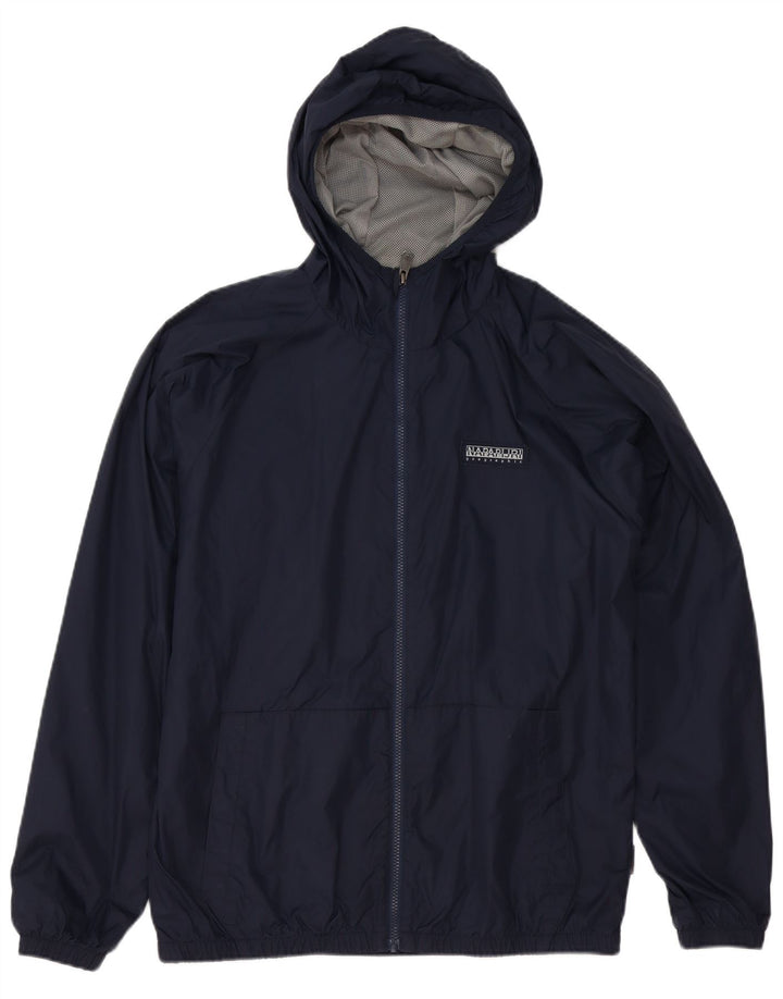 Giacca antipioggia da uomo Napapijri Geographic Regular Fit UK 38 Medium Blu Navy