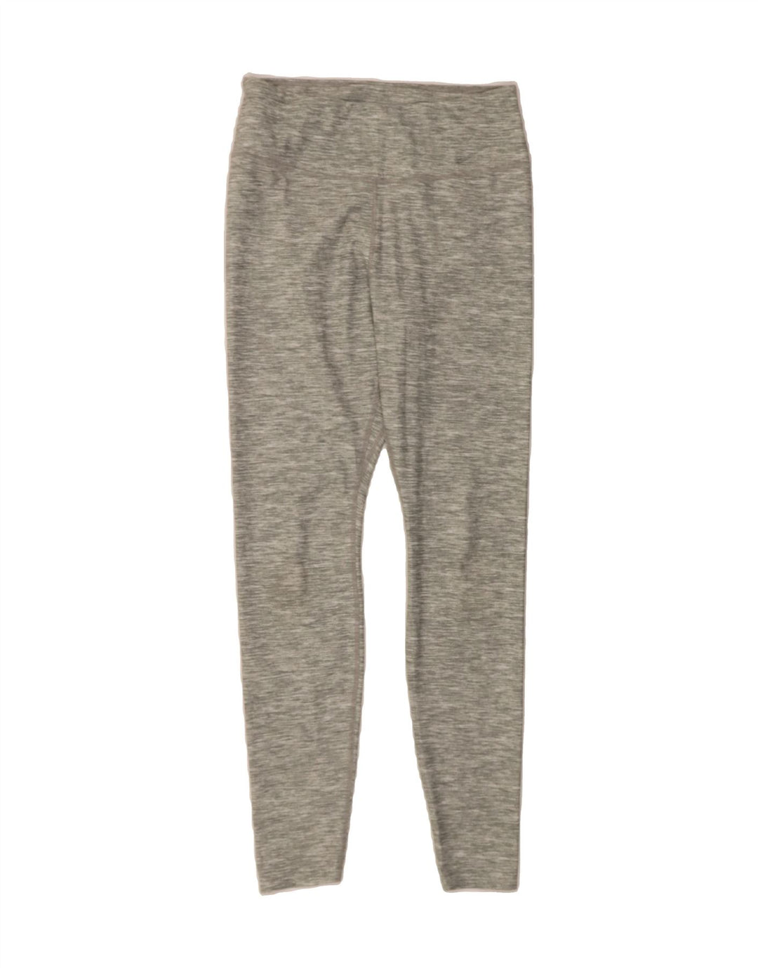 NIKE Womens Dri Fit Leggings UK 12 Medium  Grey Flecked Polyester Vintage Nike and Second-Hand Nike from Messina Hembry 