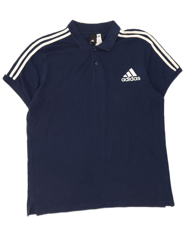 Polo Adidas da uomo XL blu navy