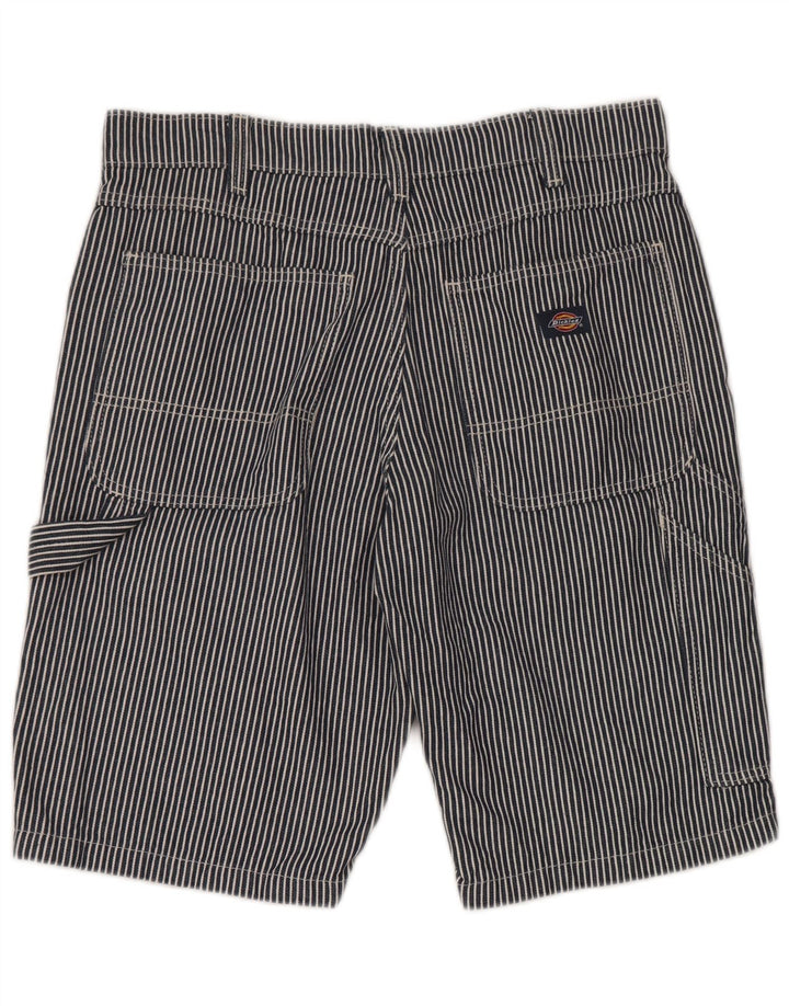 Pantaloncini cargo da uomo Dickies W34 Large in cotone a righe blu navy