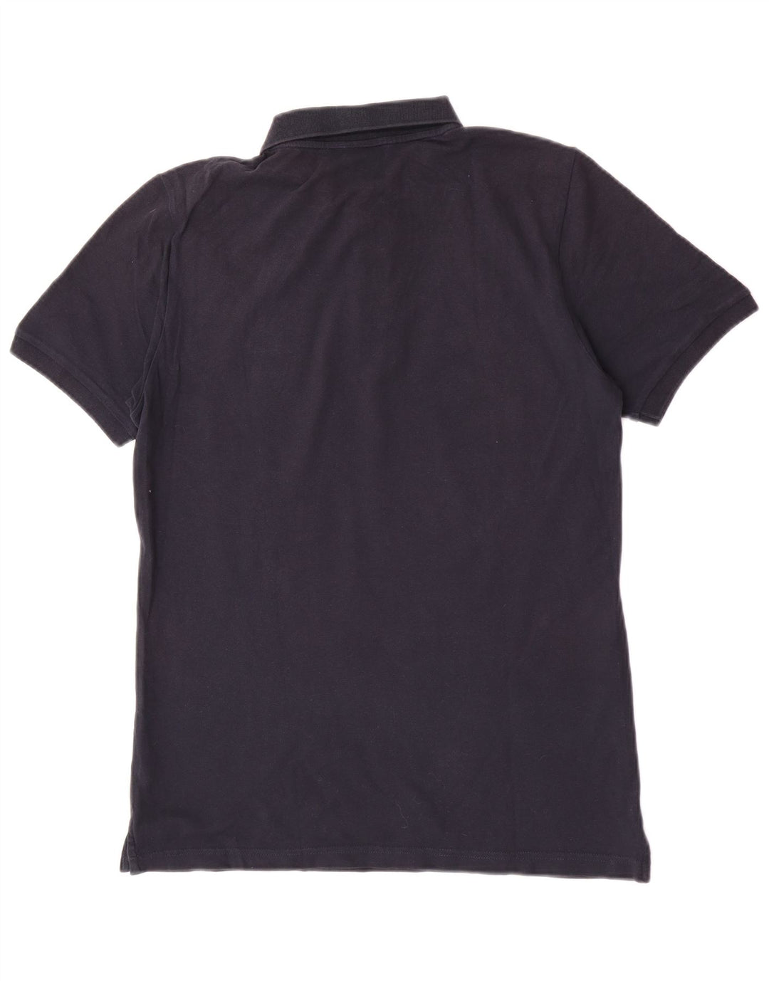 Polo da uomo Sundek grande in cotone blu navy