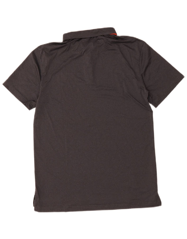 Polo Nike da uomo in poliestere grigio medio