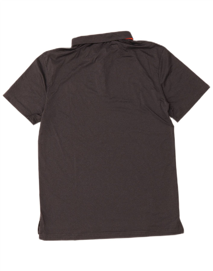 Polo Nike da uomo in poliestere grigio medio