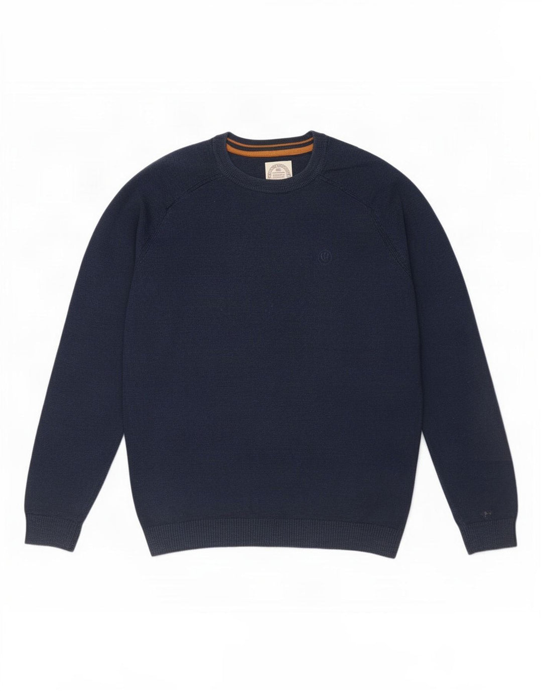 Maglione maglione girocollo da uomo Fat Face cotone medio blu navy
