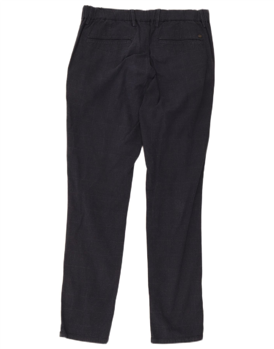 Pantaloni chino da uomo Massimo Dutti EU 42 Large W32 L29 Blu navy a quadri