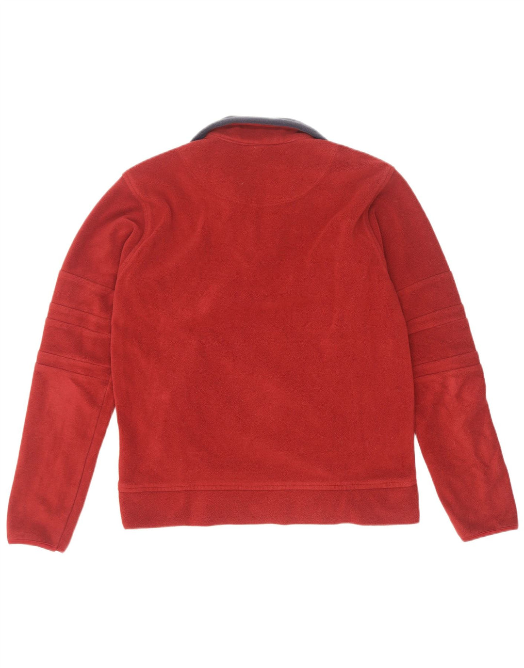 Maglione in pile da uomo Lotto con zip e collo rosso medio