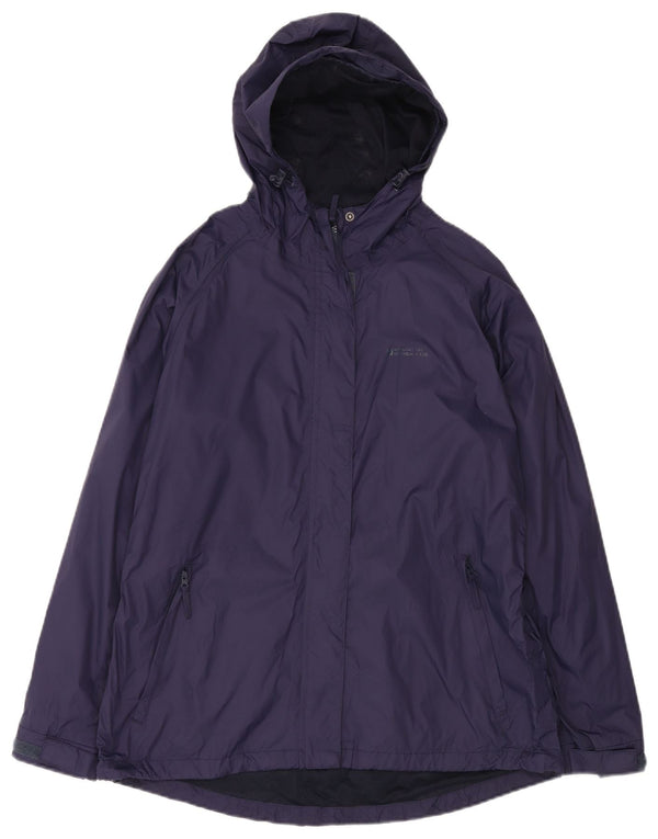 Giacca antipioggia con cappuccio da donna Mountain Warehouse UK 16 Large in nylon blu navy
