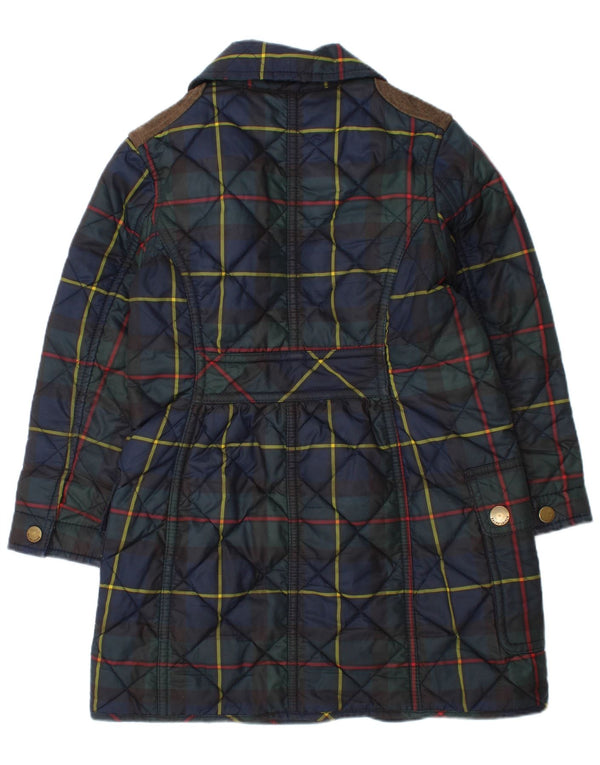Giacca trapuntata per ragazze Ralph Lauren 3-4 anni a quadri blu navy