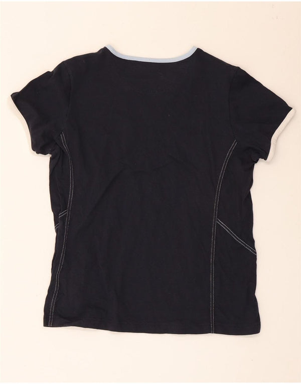 Maglietta Champion da donna Easy Fit, taglia UK 14, grande, cotone blu navy