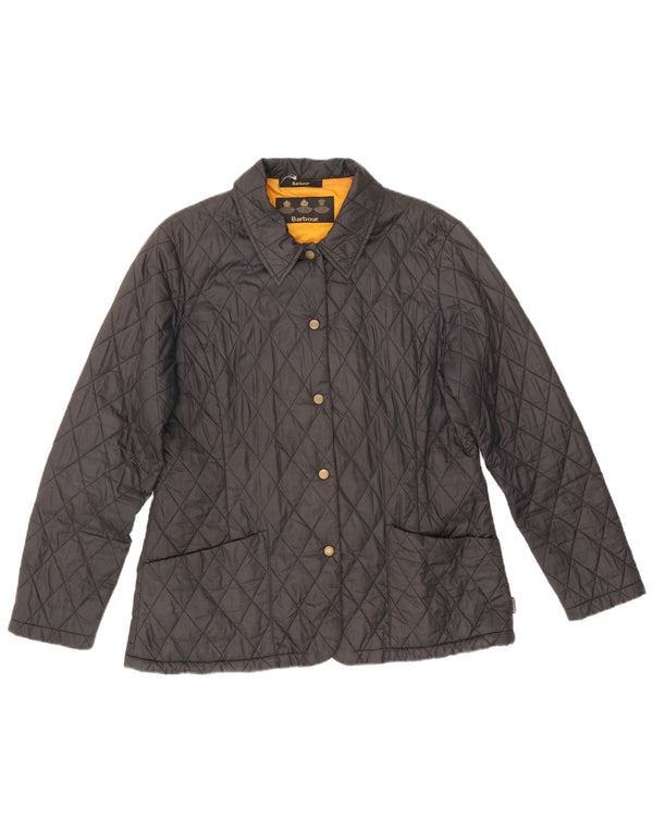 Giacca trapuntata da donna Barbour UK 14 grande nera