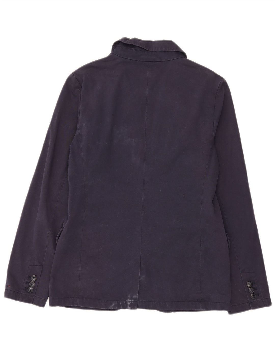 Giacca blazer a 2 bottoni Tommy Hilfiger per ragazzi 15-16 anni in cotone blu navy