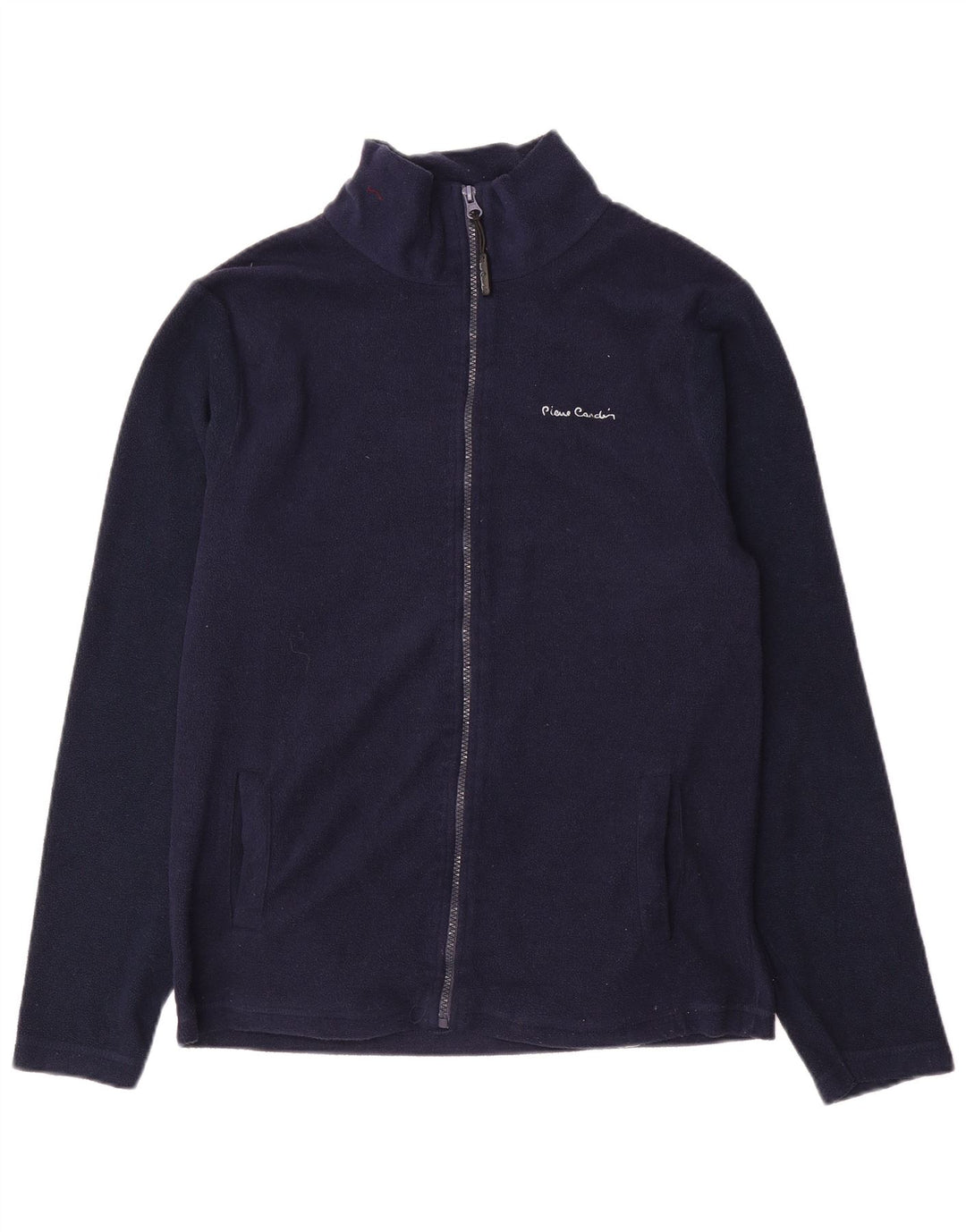 Giacca in pile da uomo Pierre Cardin UK 36 Small Blu Navy