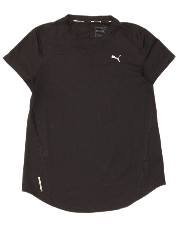T-shirt da donna PUMA UK 6 XS nera poliestere