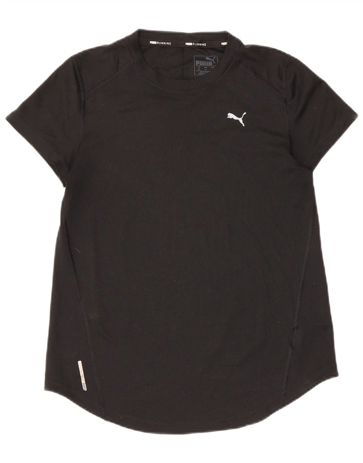 T-shirt da donna PUMA UK 6 XS nera poliestere
