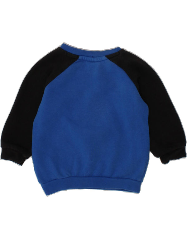PUMA Baby Boys Graphic Sweatshirt Jumper 3-6 Months Blue Colourblock