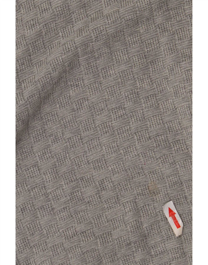 Maglione maglione collo alto da uomo Marks & Spencer XL cotone grigio