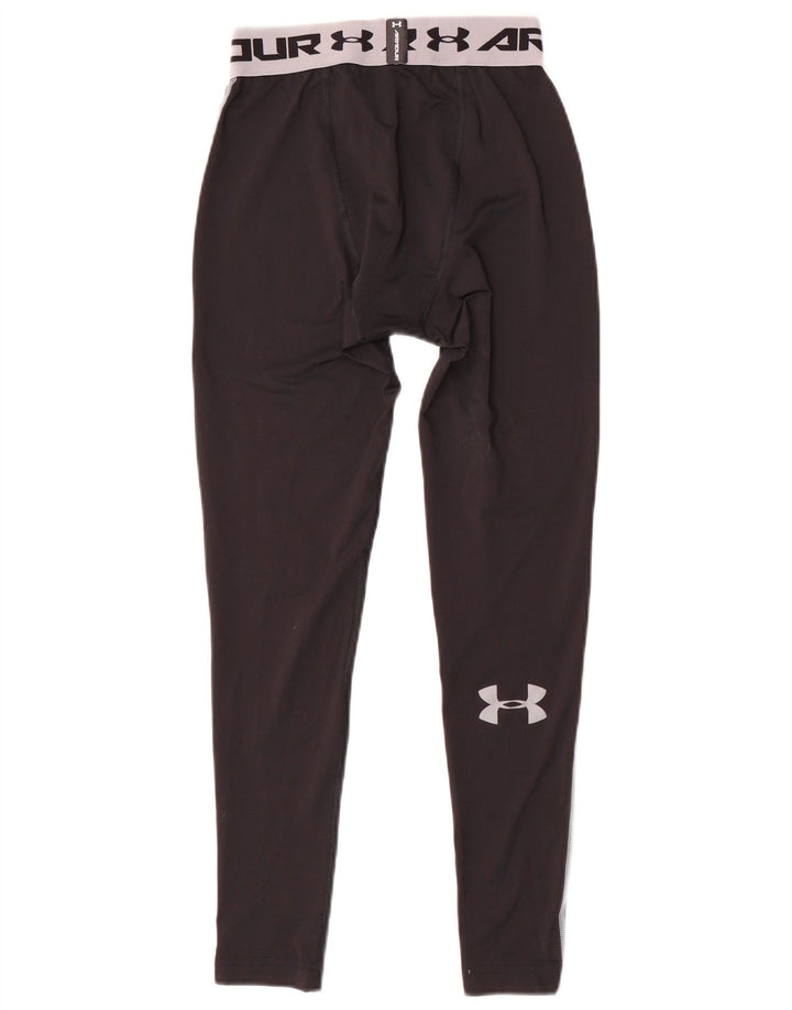 Leggings grafici da uomo Under Armour poliestere nero medio