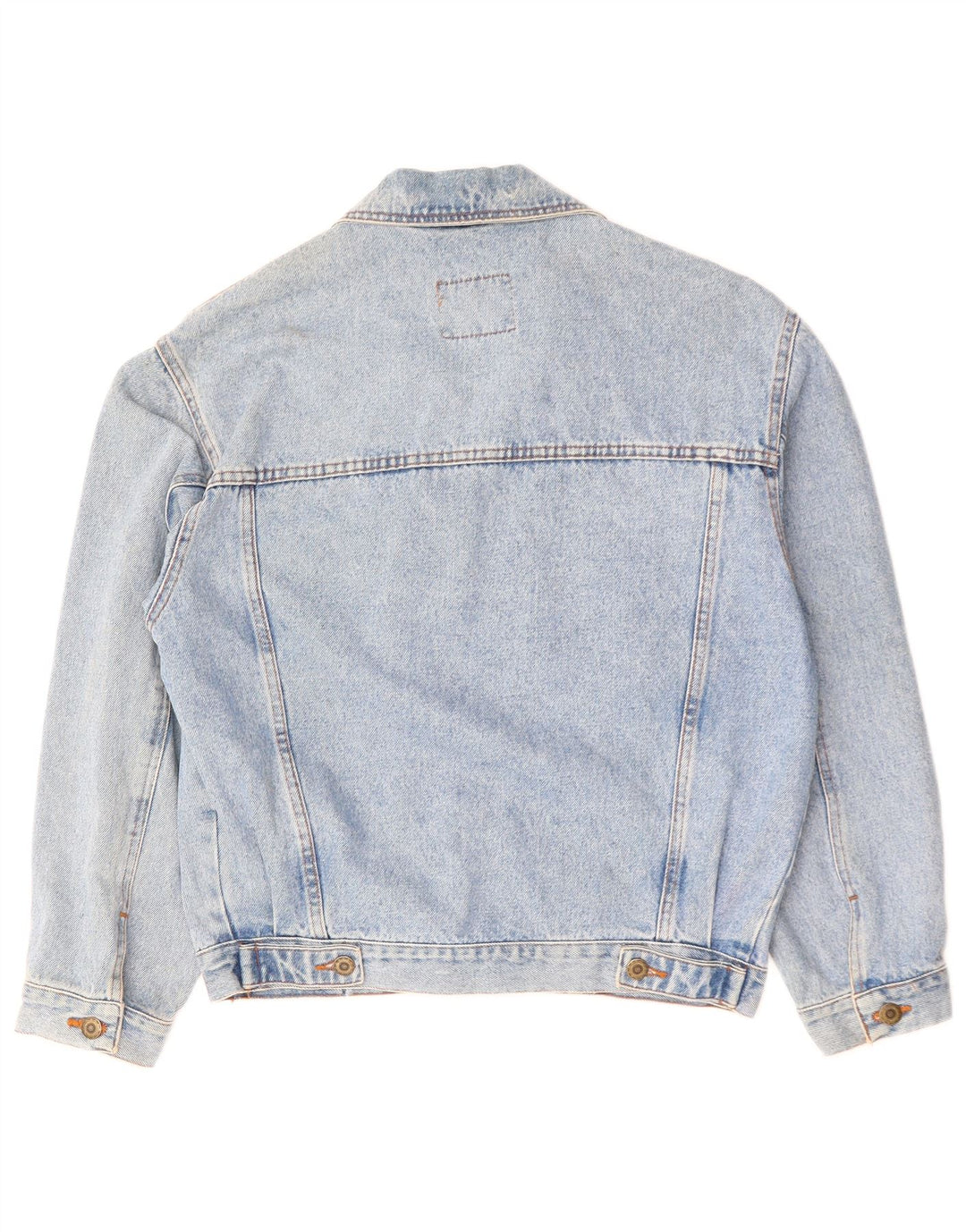 Giacca di jeans da donna VINTAGE EU 42 grande cotone blu