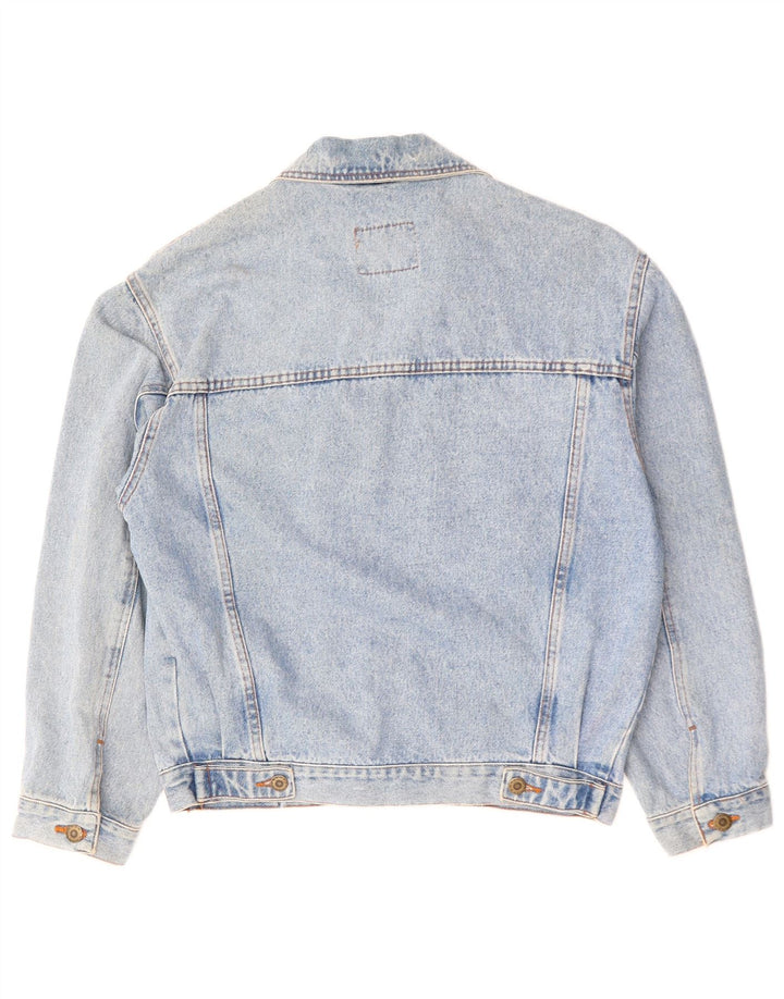 Giacca di jeans da donna VINTAGE EU 42 grande cotone blu