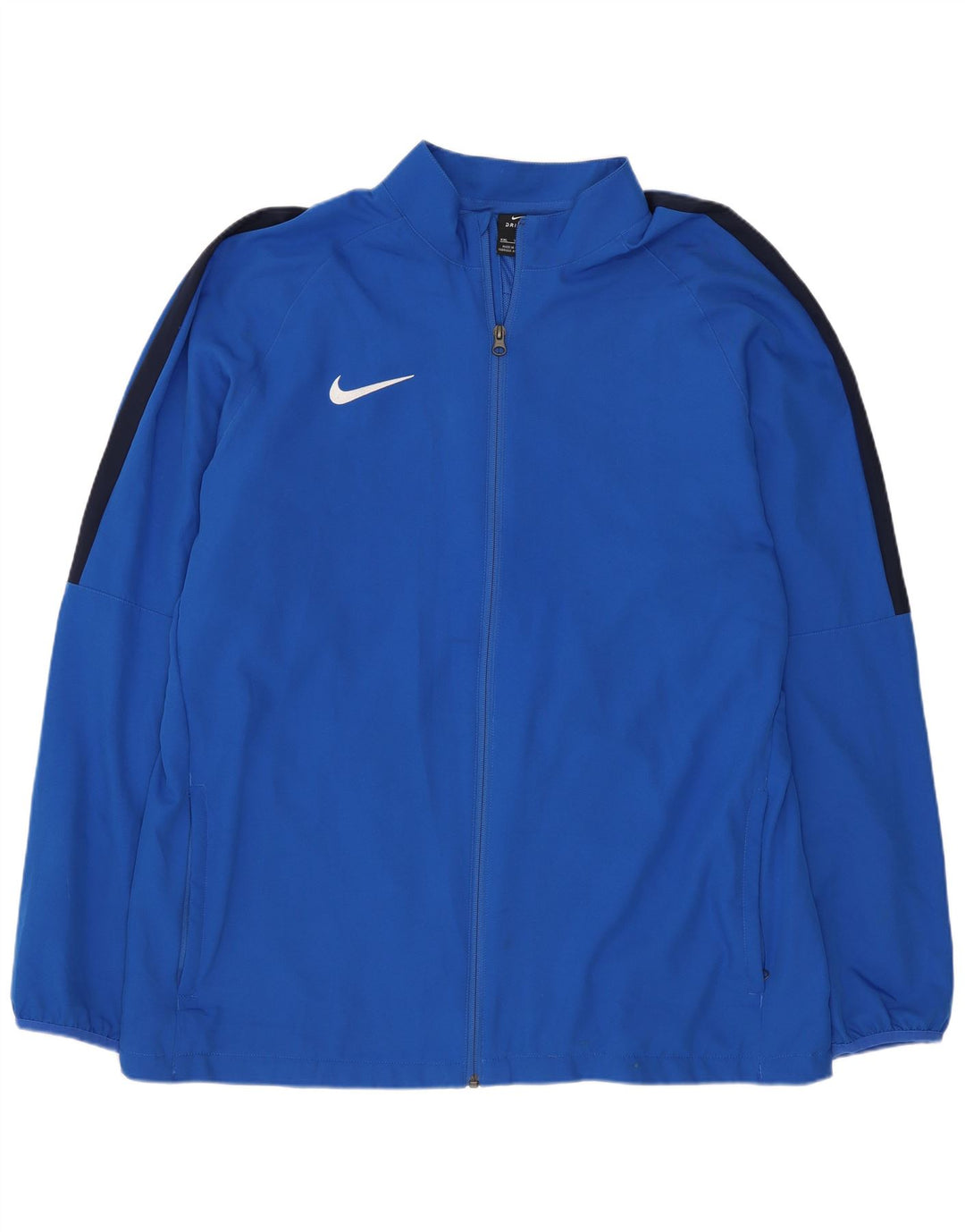 Giacca sportiva da uomo Nike Dri Fit Regular 2XL blu poliestere sportivo