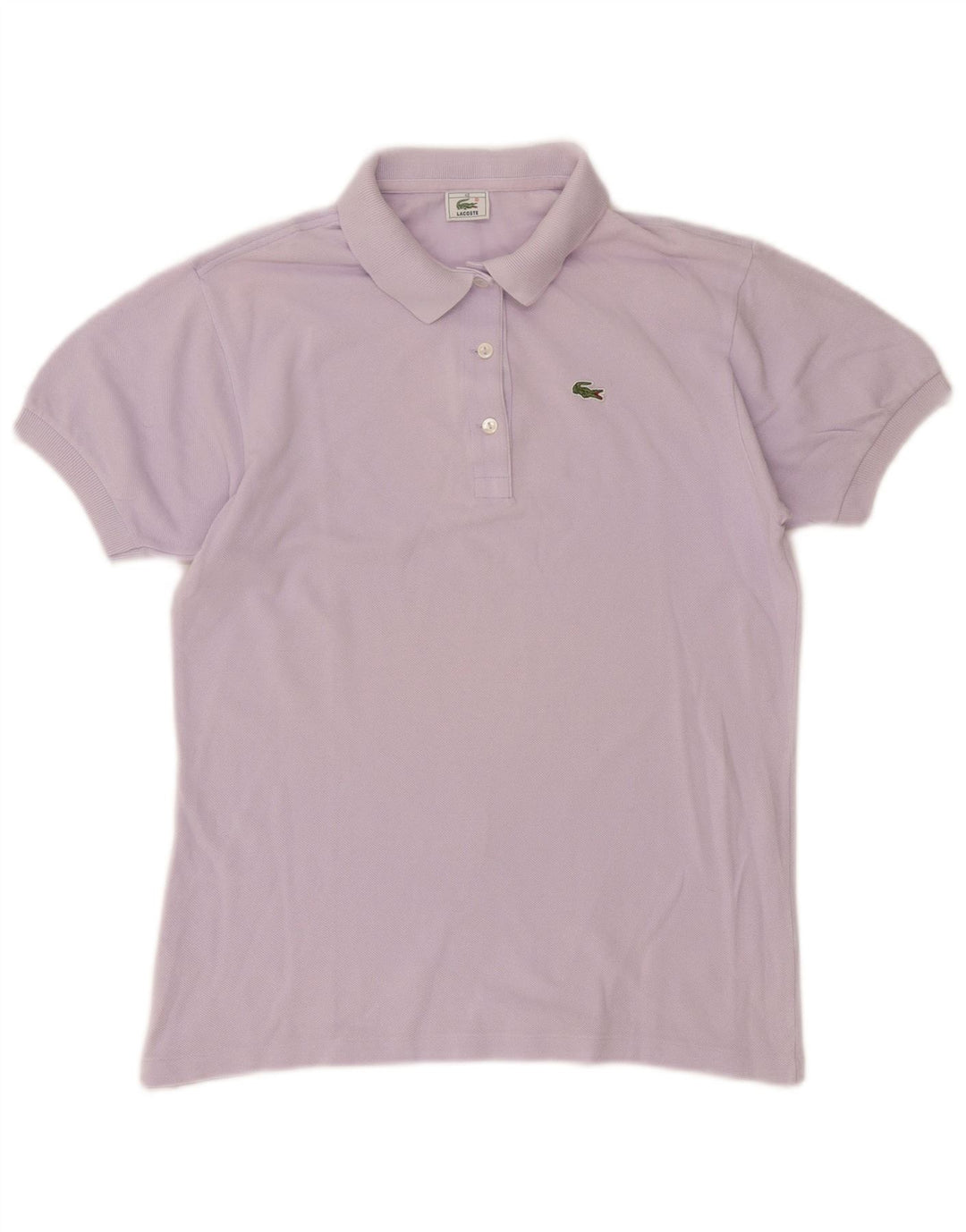 Polo da donna Lacoste taglia 40 cotone viola medio