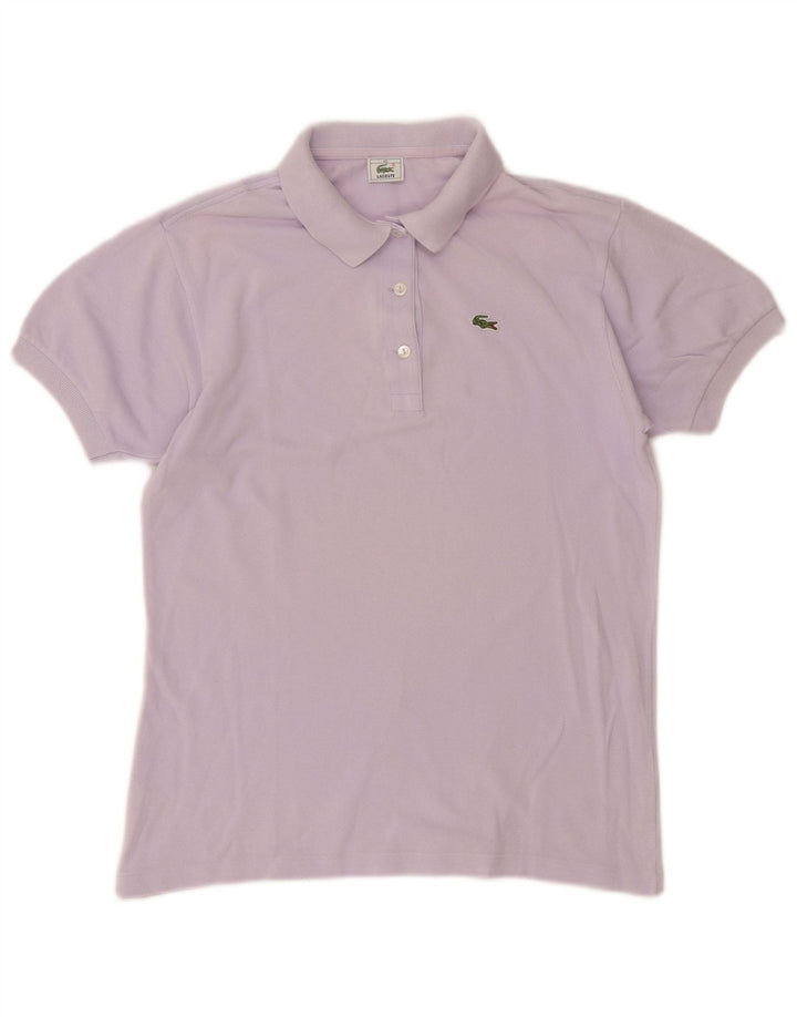 Polo da donna Lacoste taglia 40 cotone viola medio
