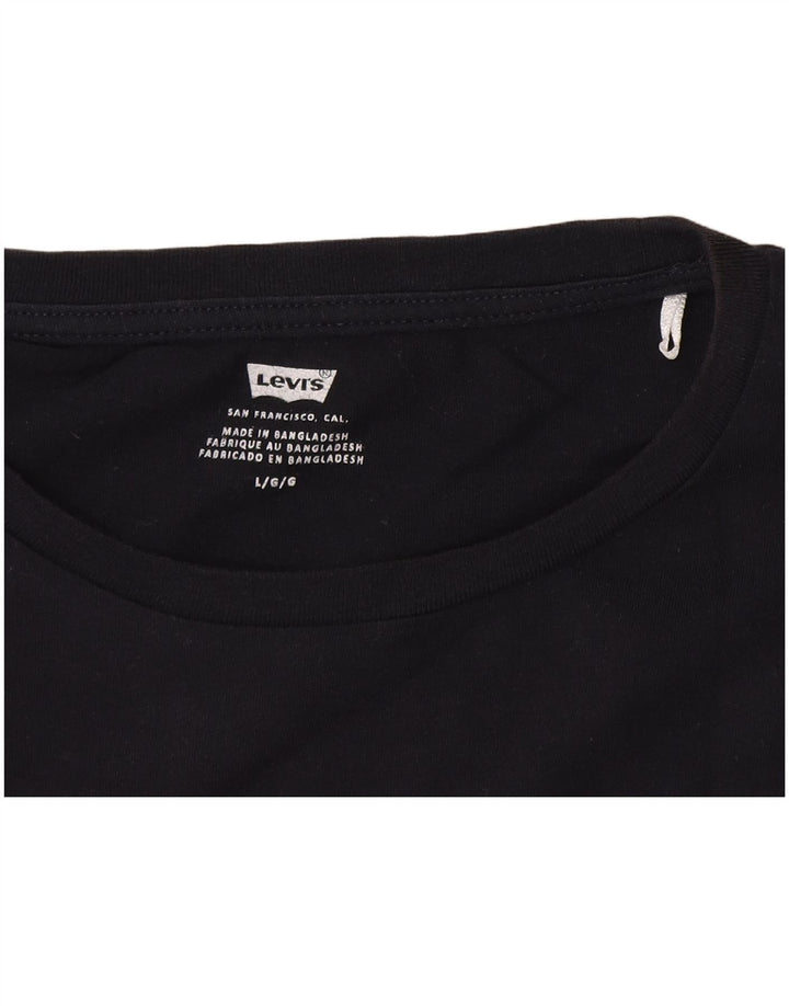 T-shirt grafica da uomo Levi's Top grande blu navy
