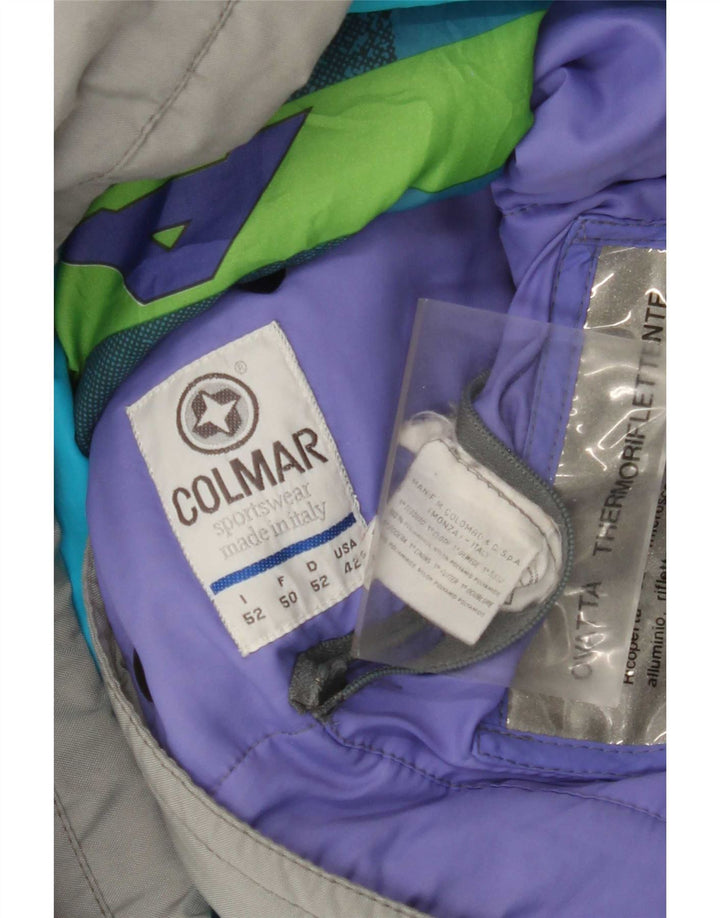 Giacca da sci grafica da uomo Colmar IT 52 Large Blu Colourblock in poliammide
