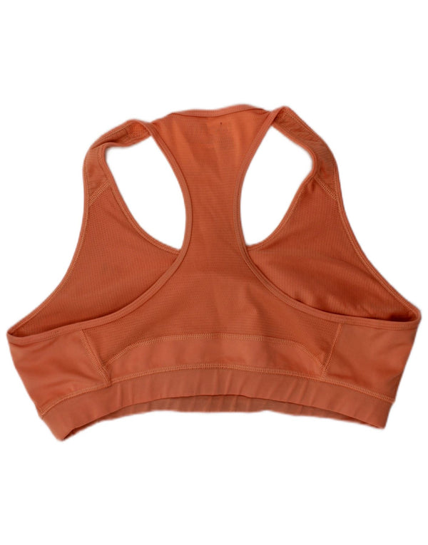 Top reggiseno sportivo Adidas Tech Fit da donna UK 16/18 Large Arancione