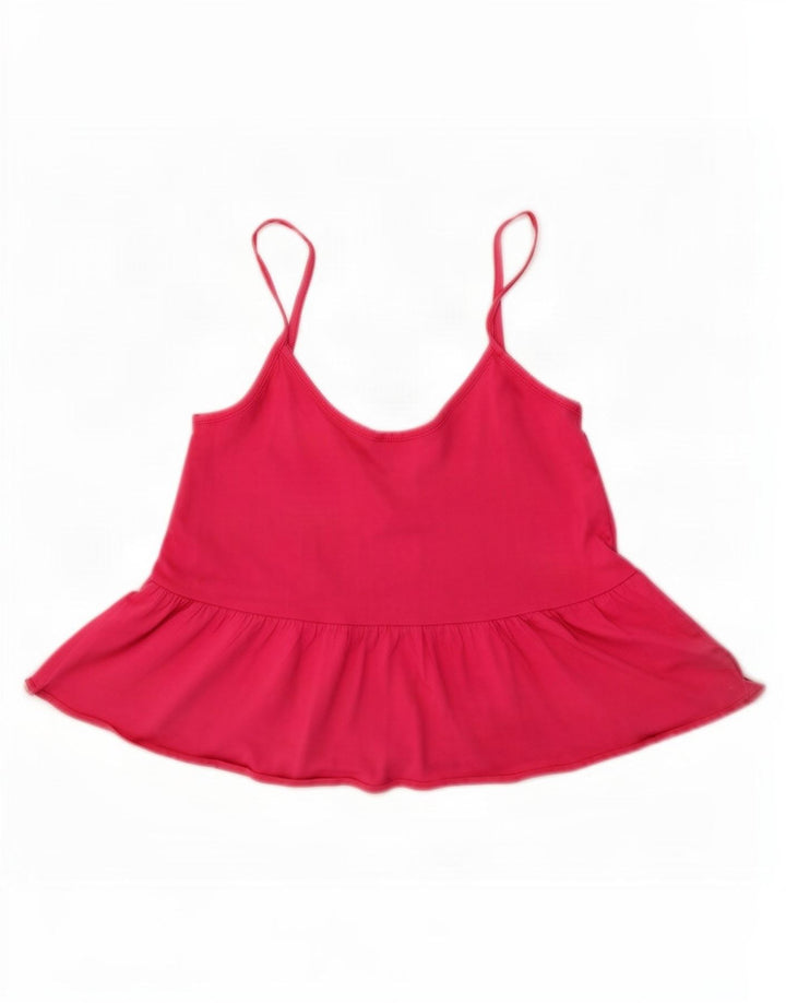Canottiera da donna Benetton UK 6 XS cotone rosa