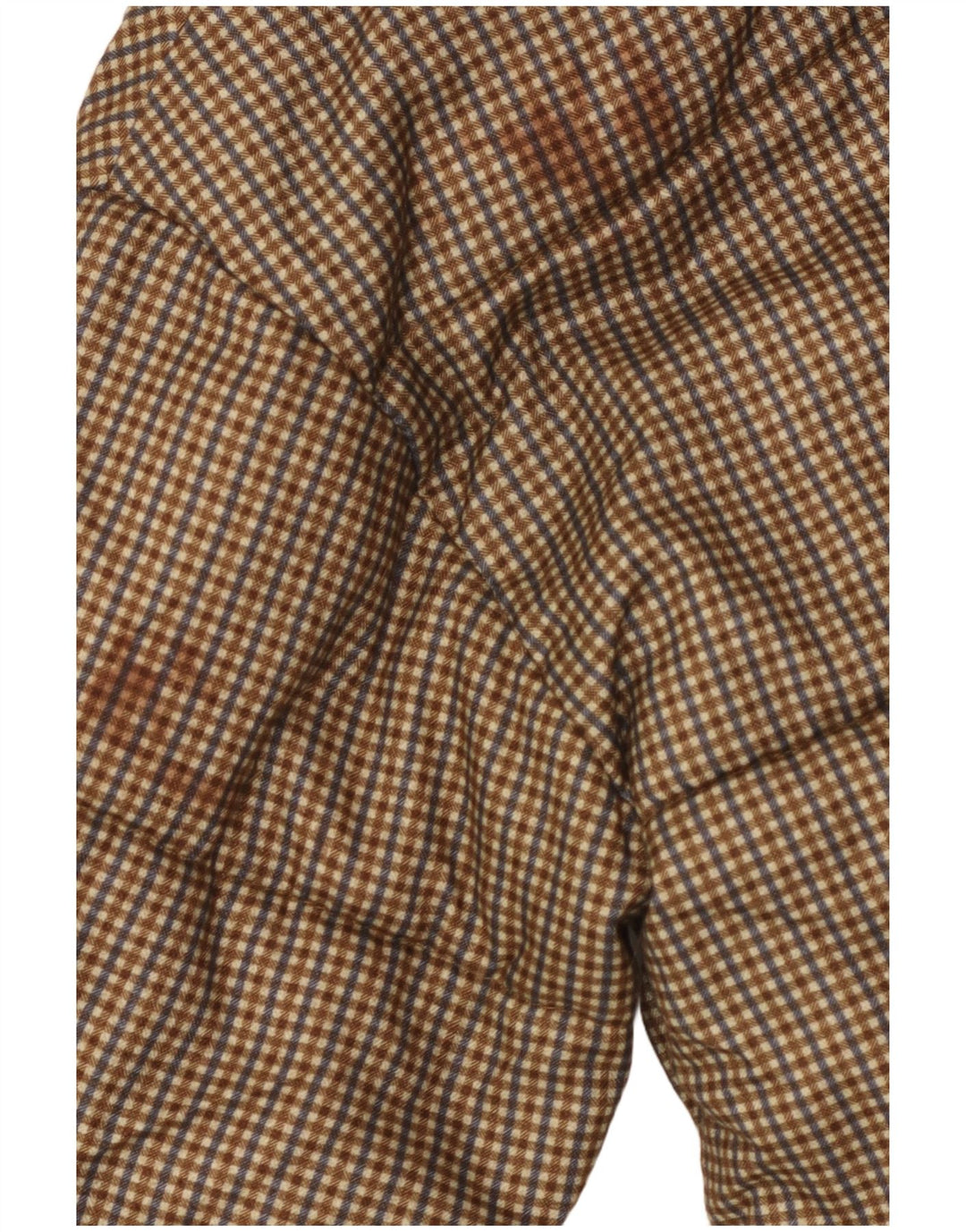 Giacca imbottita da uomo Jack & Jones UK 36 piccolo poliestere a quadri marrone