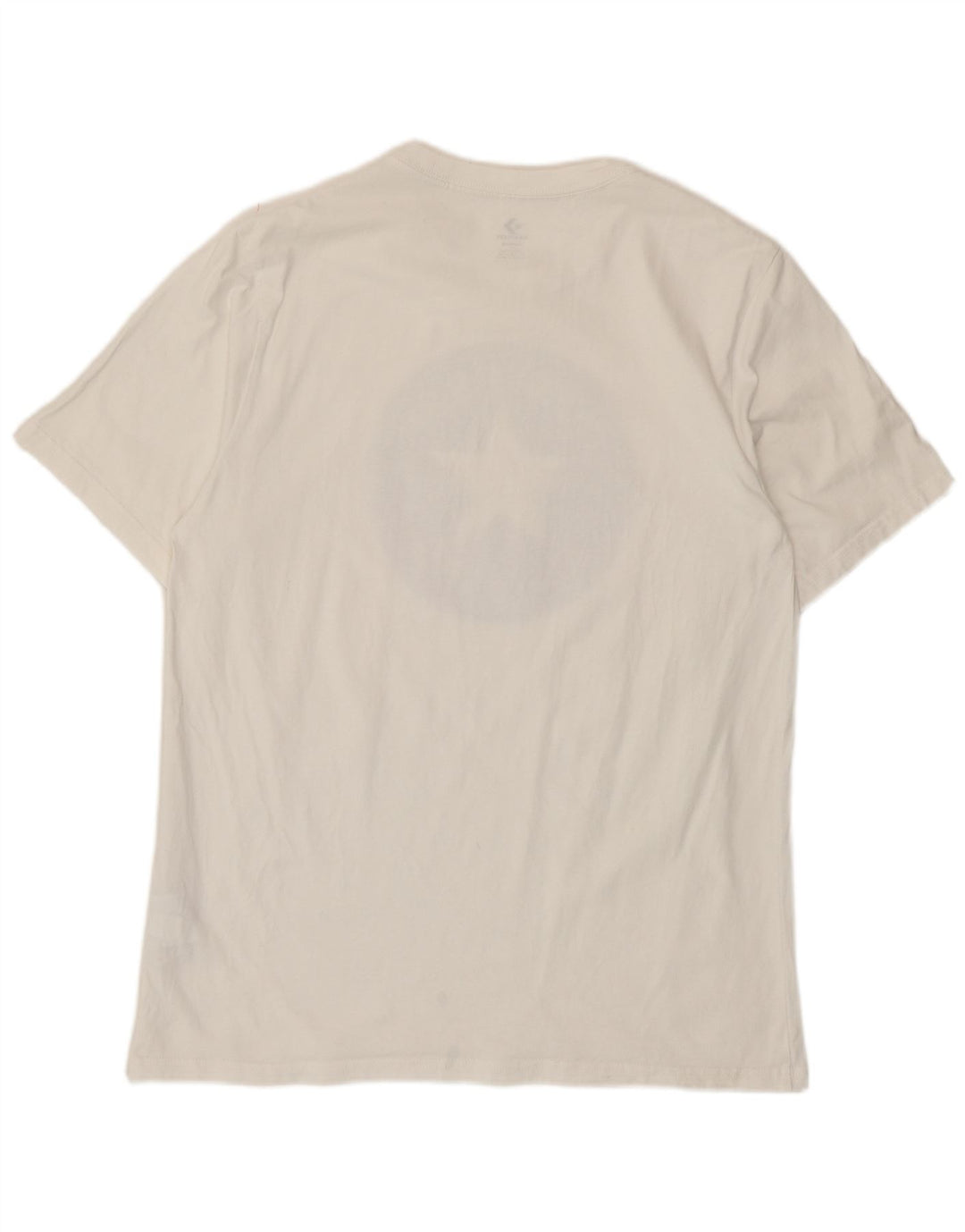 T-shirt grafica da uomo Converse Top grande in cotone bianco