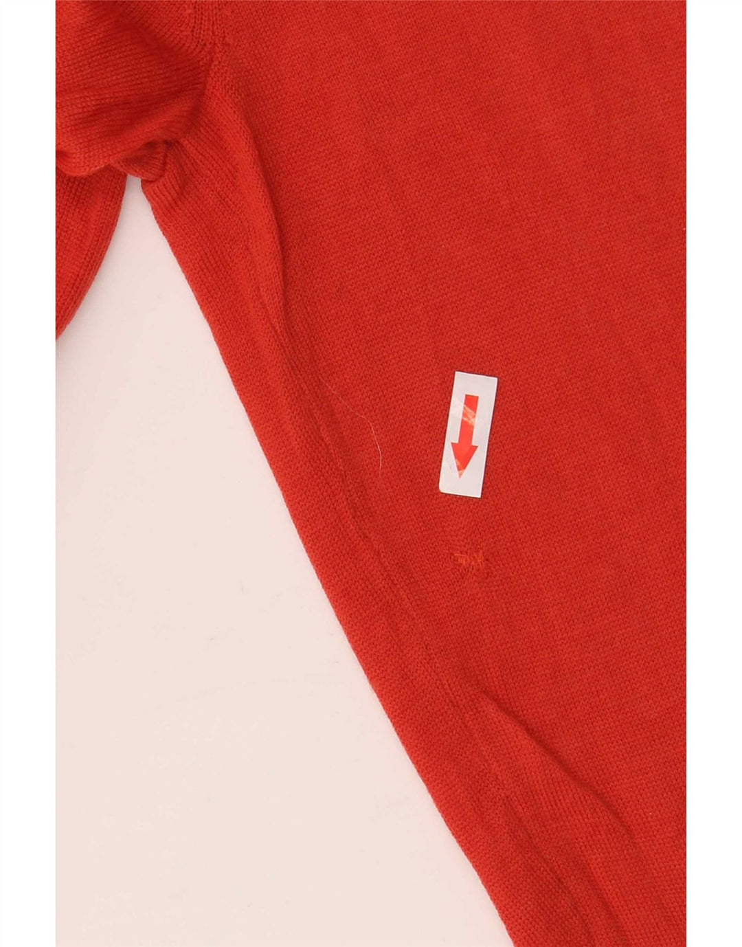 Maglione maglione con scollo a barca da donna Hobbs UK 14 grande lana arancione