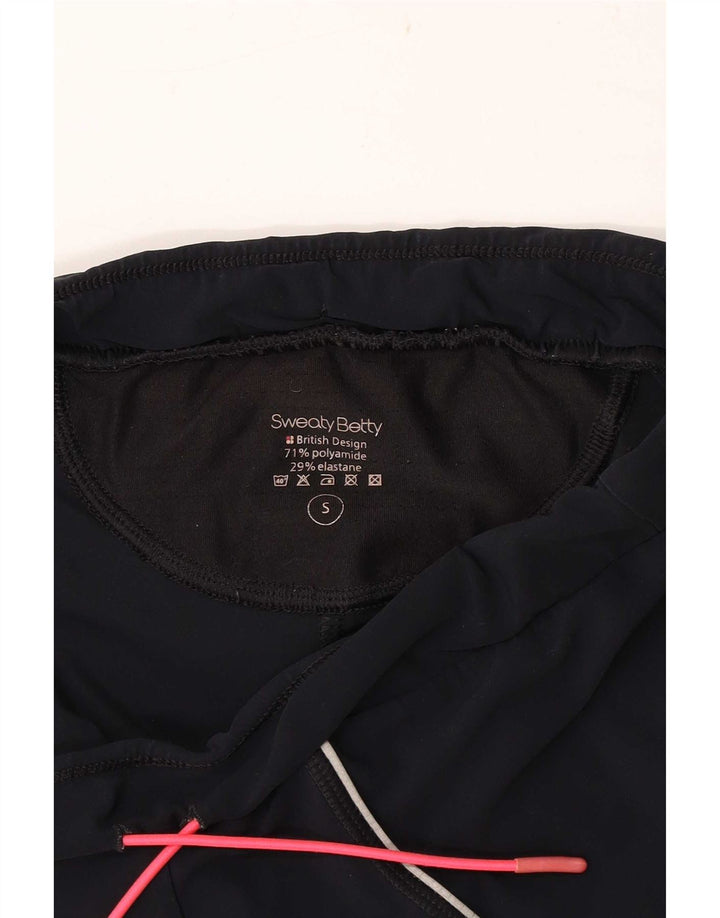 Leggings capri da donna Sweaty Betty piccoli neri in poliammide