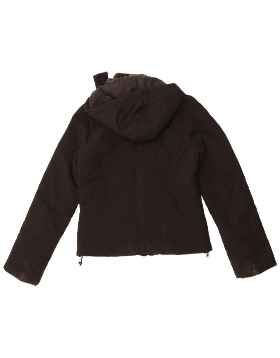 Giacca imbottita con cappuccio da donna Adidas UK 8 Small poliestere nero