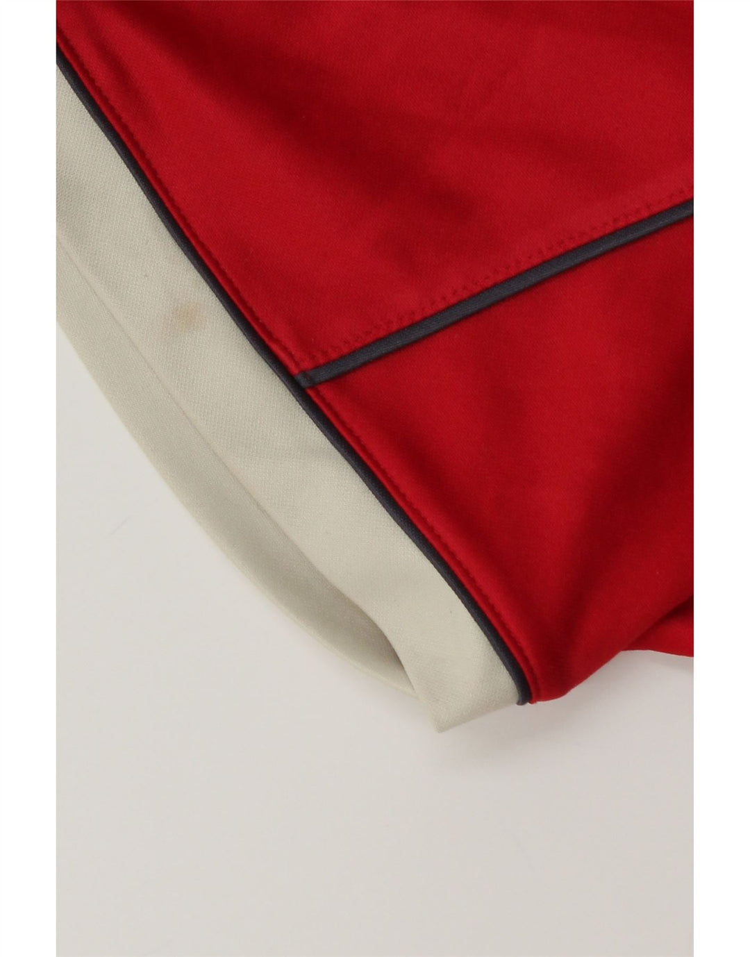 Polo da uomo Lotto UK 40/42 Poliestere a righe grandi rosse