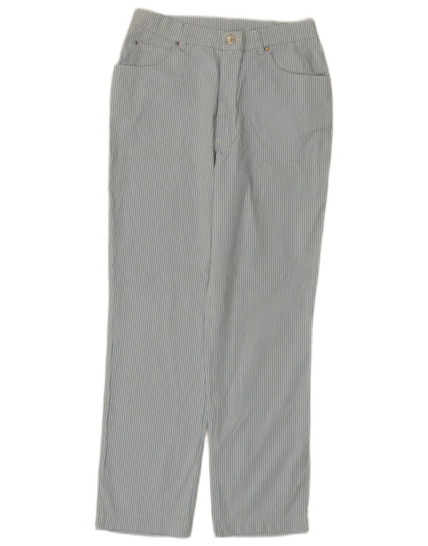 ST. Pantaloni casual dritti da donna GERMAIN medi W28 L27 a righe blu