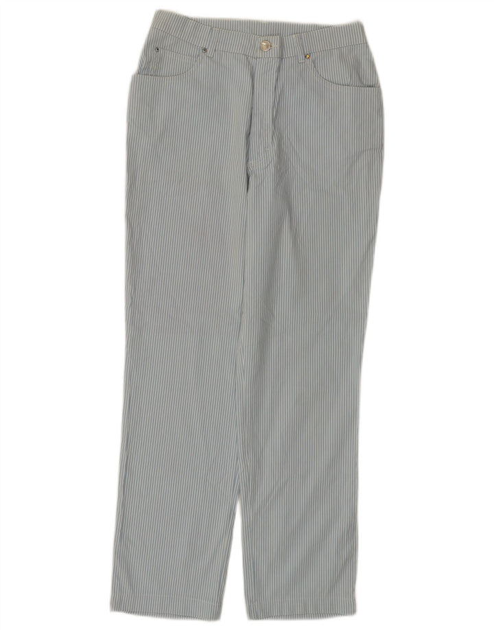 ST. Pantaloni casual dritti da donna GERMAIN medi W28 L27 a righe blu