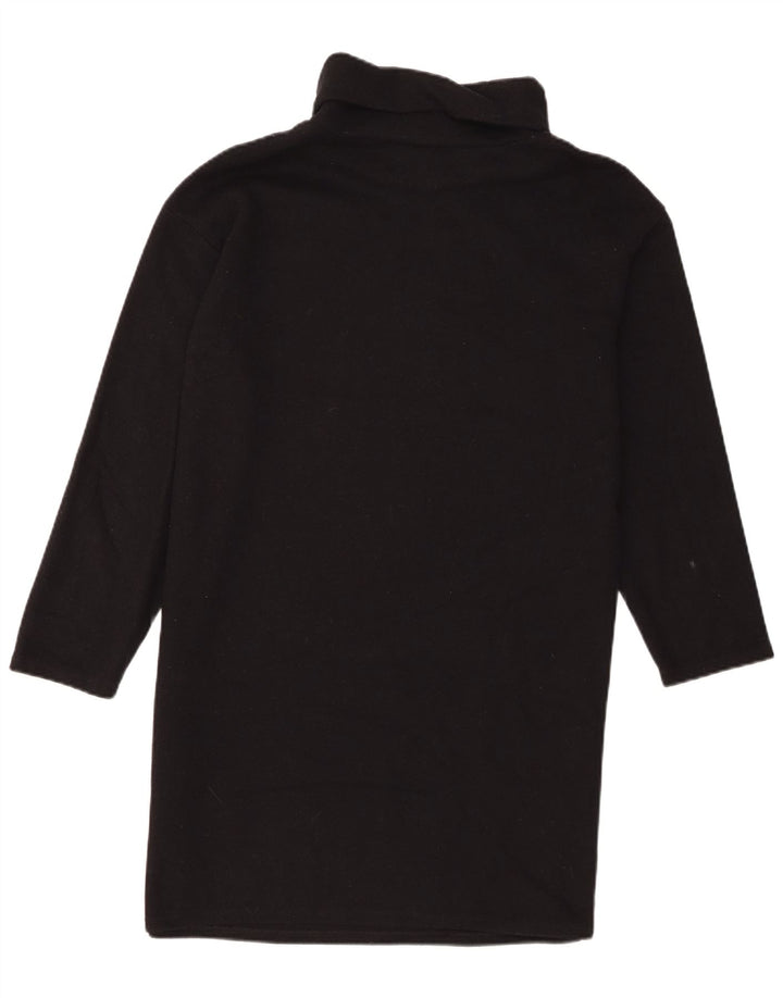 Abito maglione a maniche lunghe da donna Marks & Spencer UK 14 grande poliestere nero