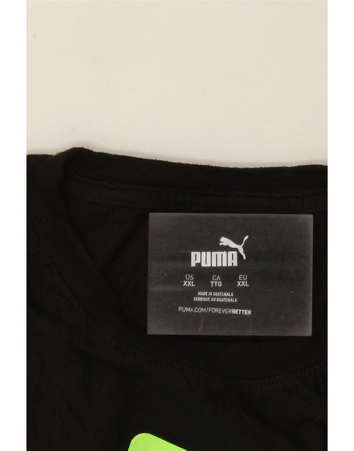 Maglietta grafica da uomo Puma Top 2XL Nera