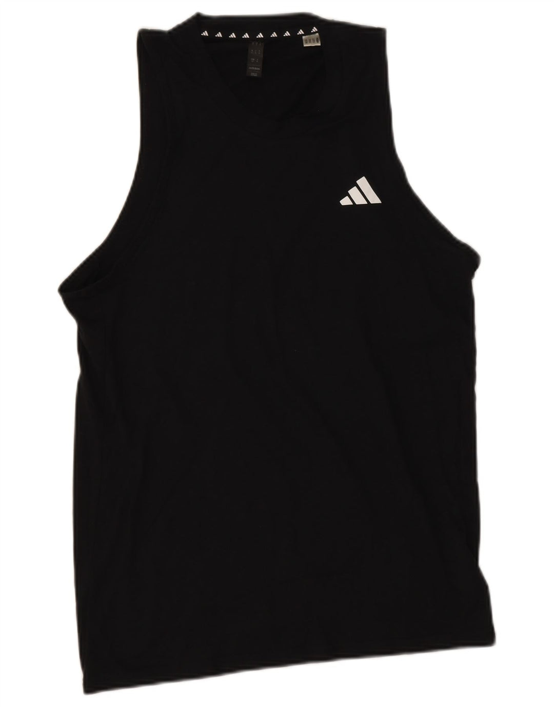 Canotta Adidas Aeroready da uomo piccola in poliestere nero