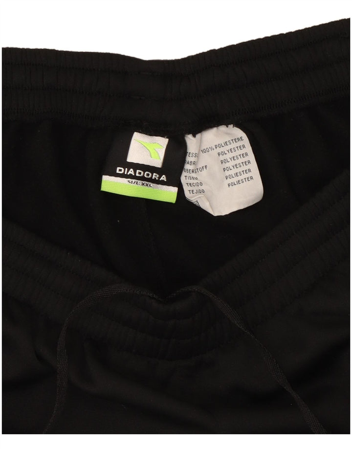 Pantaloncini sportivi da uomo Diadora 2XL Poliestere nero