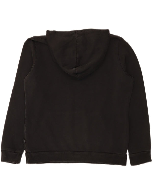 Felpa con cappuccio grafica da donna Puma UK 12 cotone medio nero