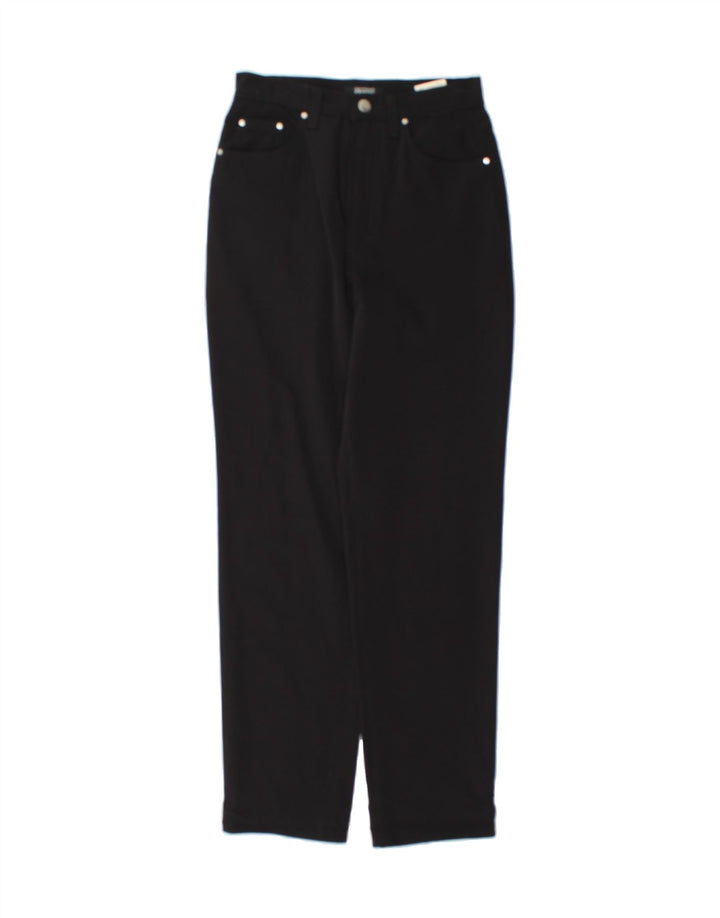 FERRE Womens Tapered Casual Trousers W27 L28 Black Polyamide Vintage Ferre and Second-Hand Ferre from Messina Hembry 