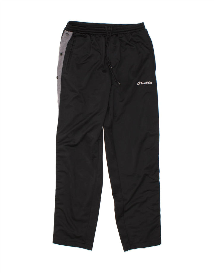 LOTTO Mens Tracksuit Trousers UK 40/42 Large Black Colourblock Polyester Vintage Lotto and Second-Hand Lotto from Messina Hembry 