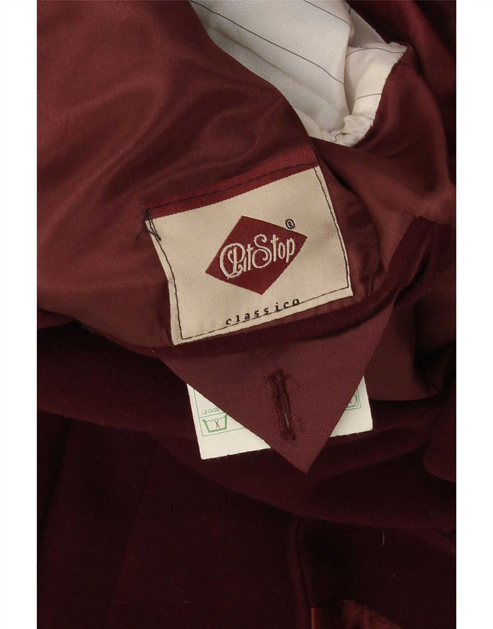 Giacca blazer a 2 bottoni da uomo Pit Stop IT 54 2XL Lana bordeaux